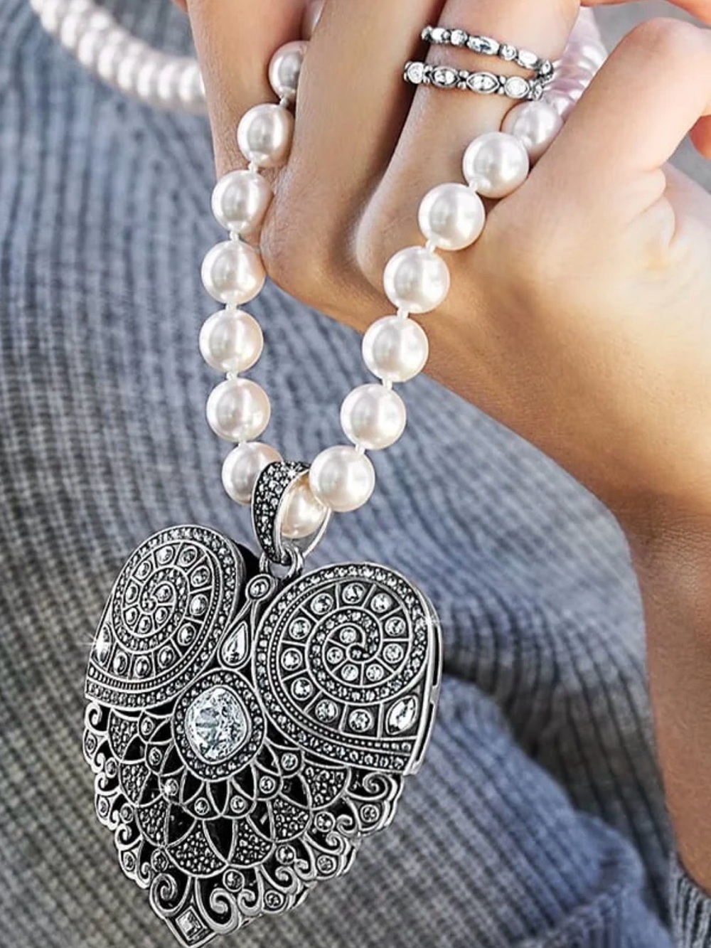 Brighton Mumtaz Pearl Necklace